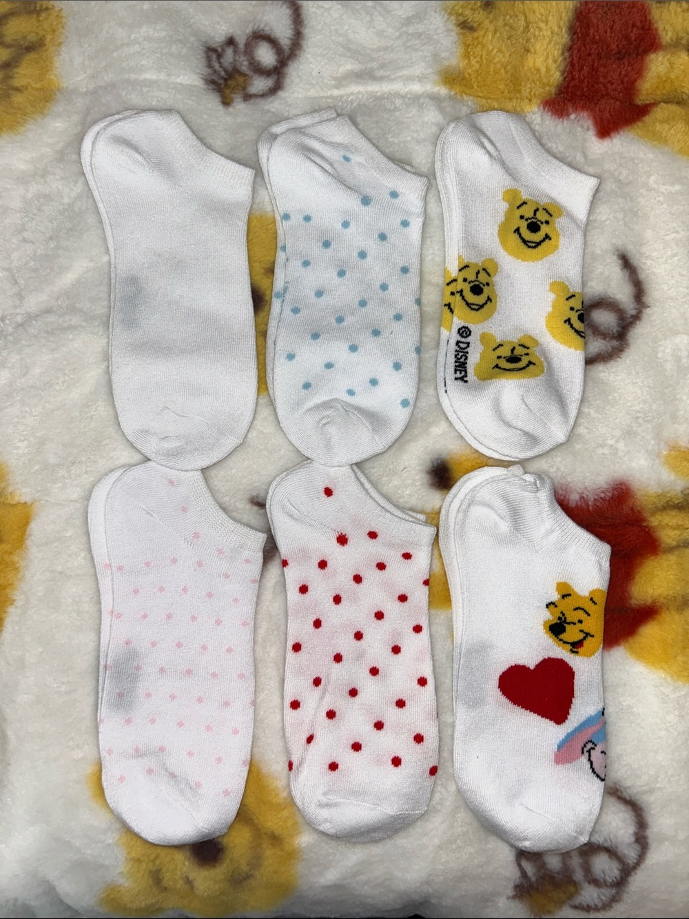 Winnie the Pooh Women’s Socks - 6 Pack